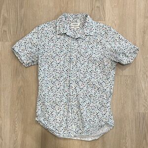 Bonobos Riviera Short Sleeve Floral Men's Shirt - Men’s Small